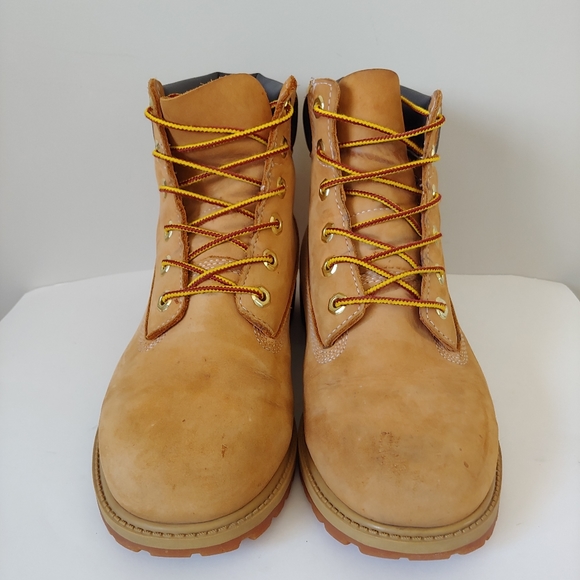Timberland Premium Boots Wheat Nubuck Size 6 Boys - Picture 3 of 16